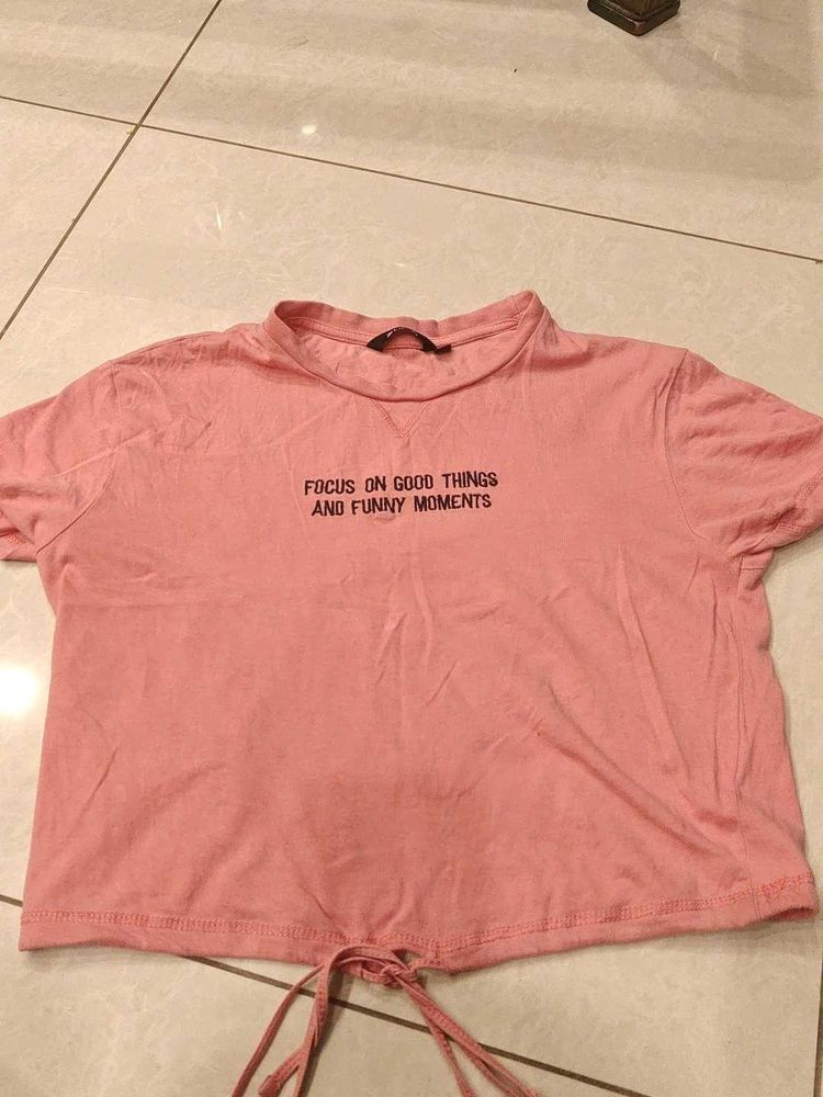 Peach Graphic Tee
