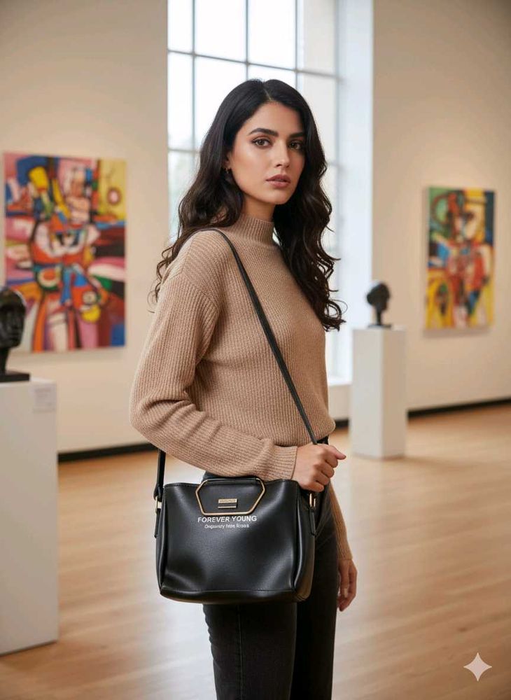 Black &#39;Forever Young&#39; Bag