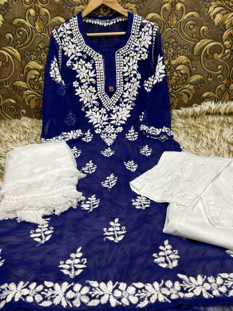 Elegant Embroidered Kurta Set