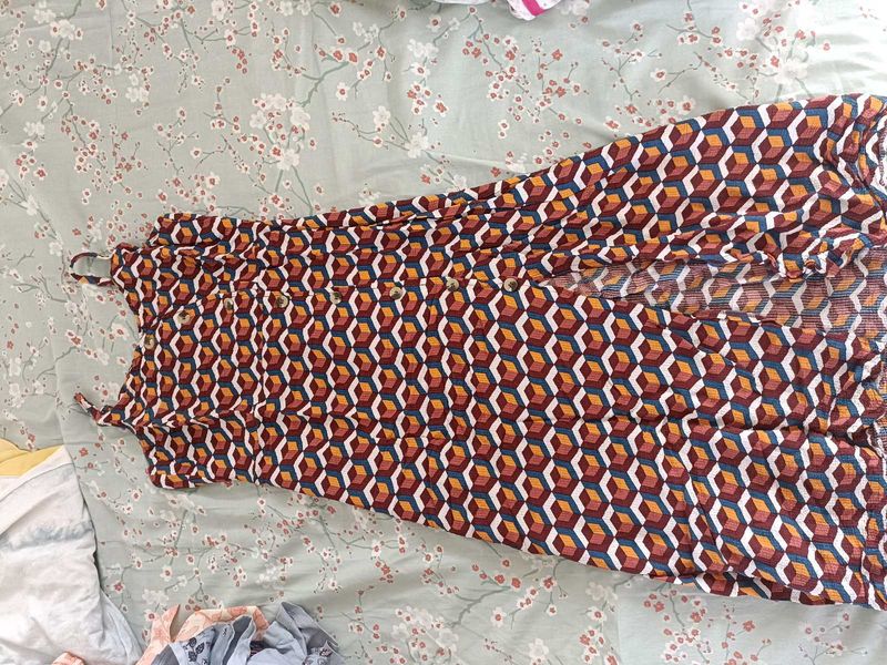 Patterned Casual Dress