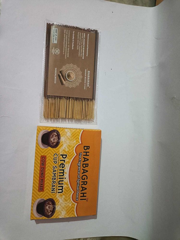Bhabagrahi Incense Sticks &amp; Cup Sambrani