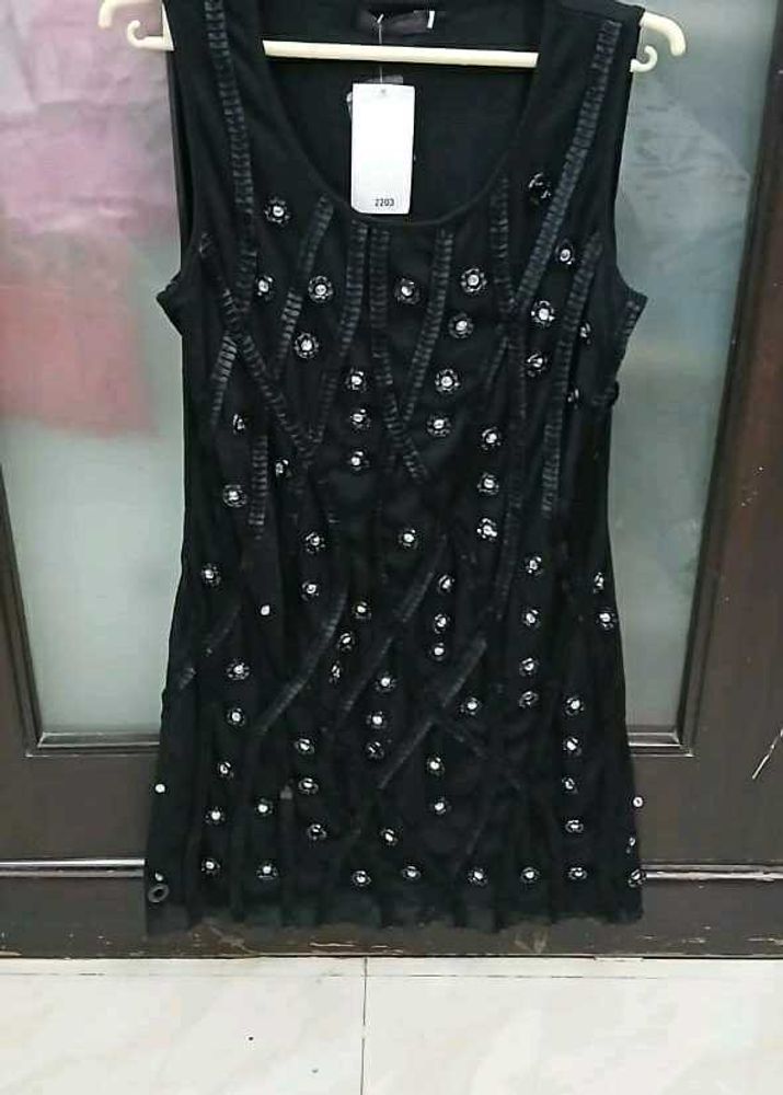 Black Embellished Dress