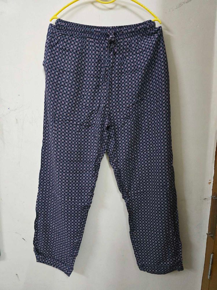 Patterned Casual Pants