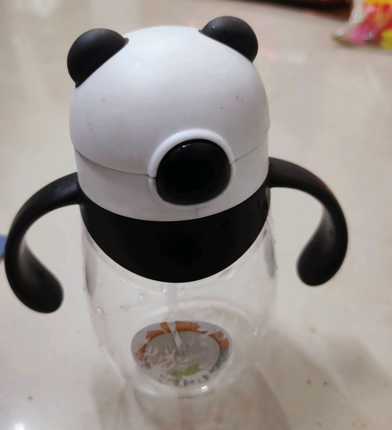 New Panda Sipper With Straw
