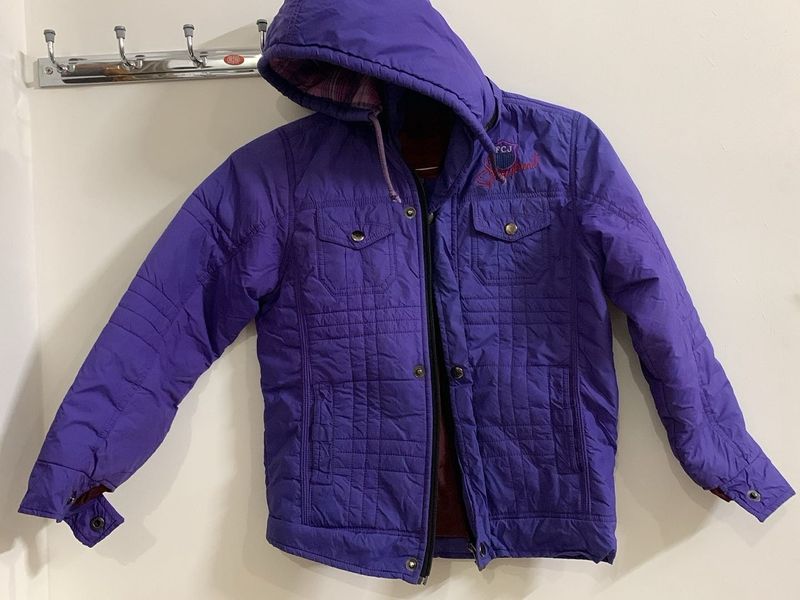Unisex Purple Jacket For Kid
