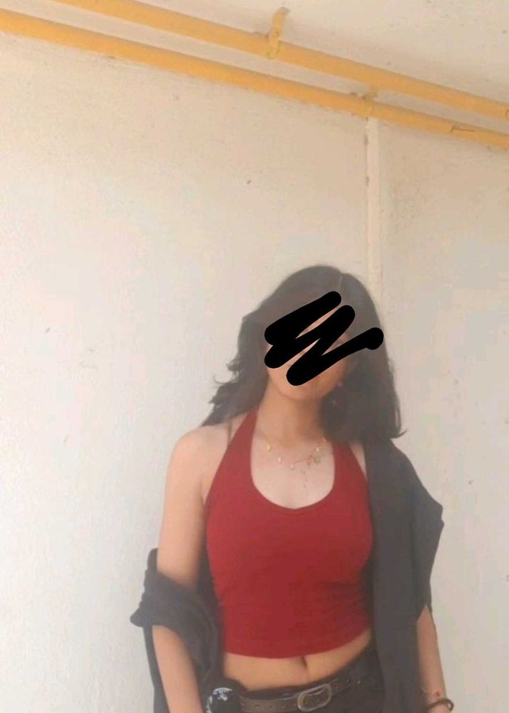 Red Halter Top