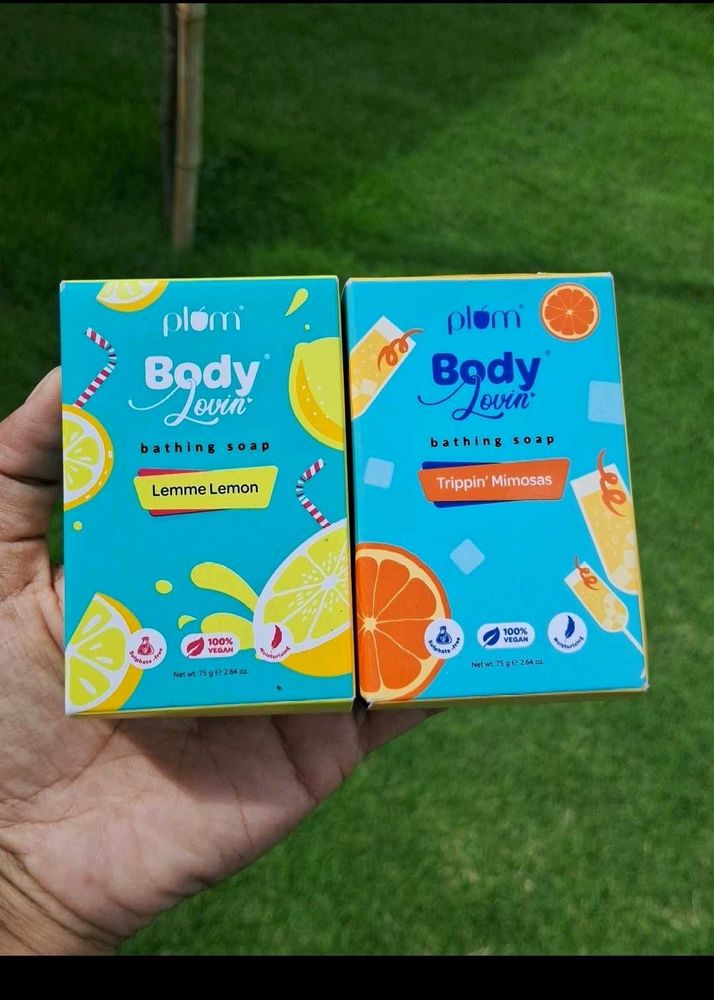 Plum Pack Of 2 Soaps