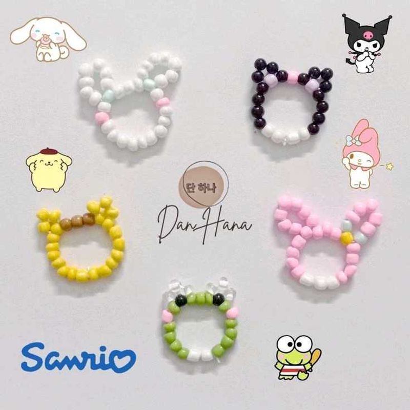 Beaded rings🎀