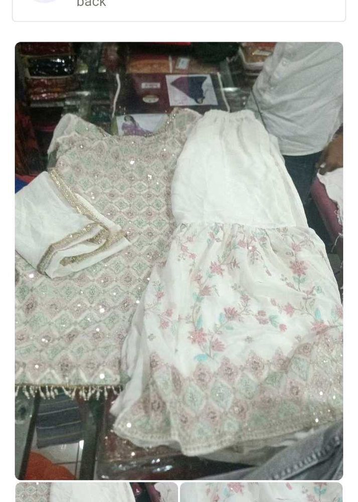 Heavy Sharara Suit One&#39; Tym Wear