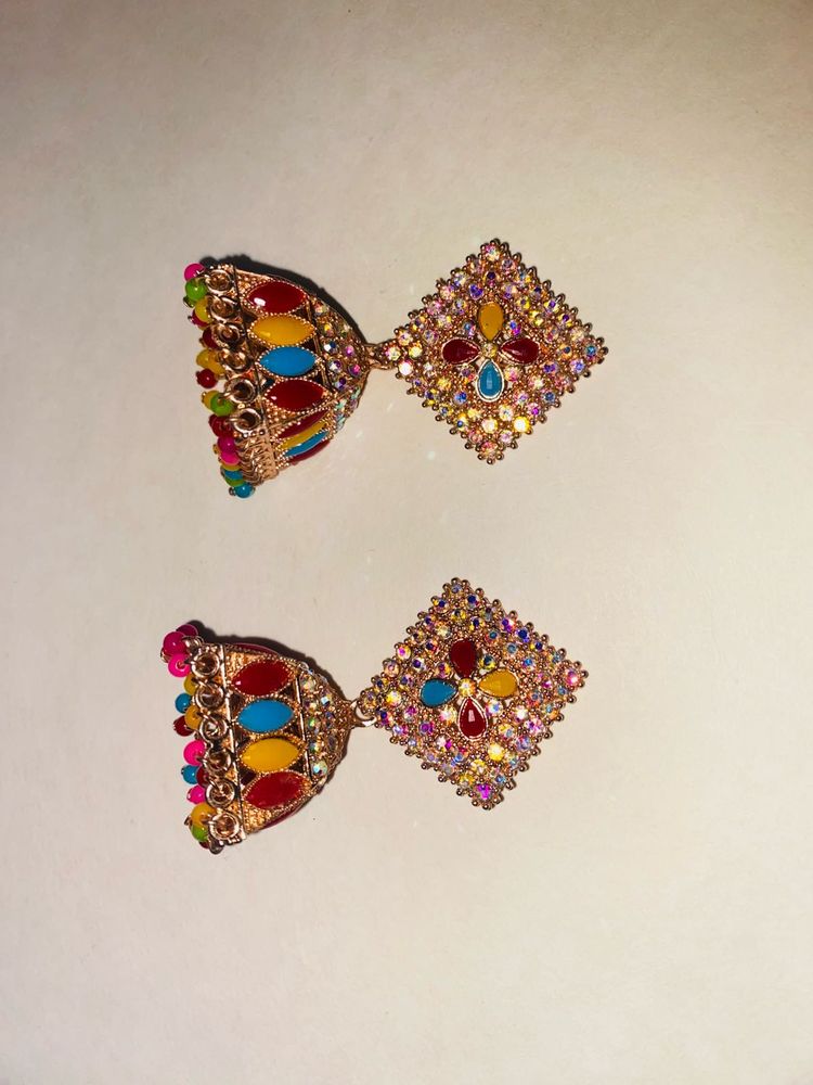Colorful Stone Earrings