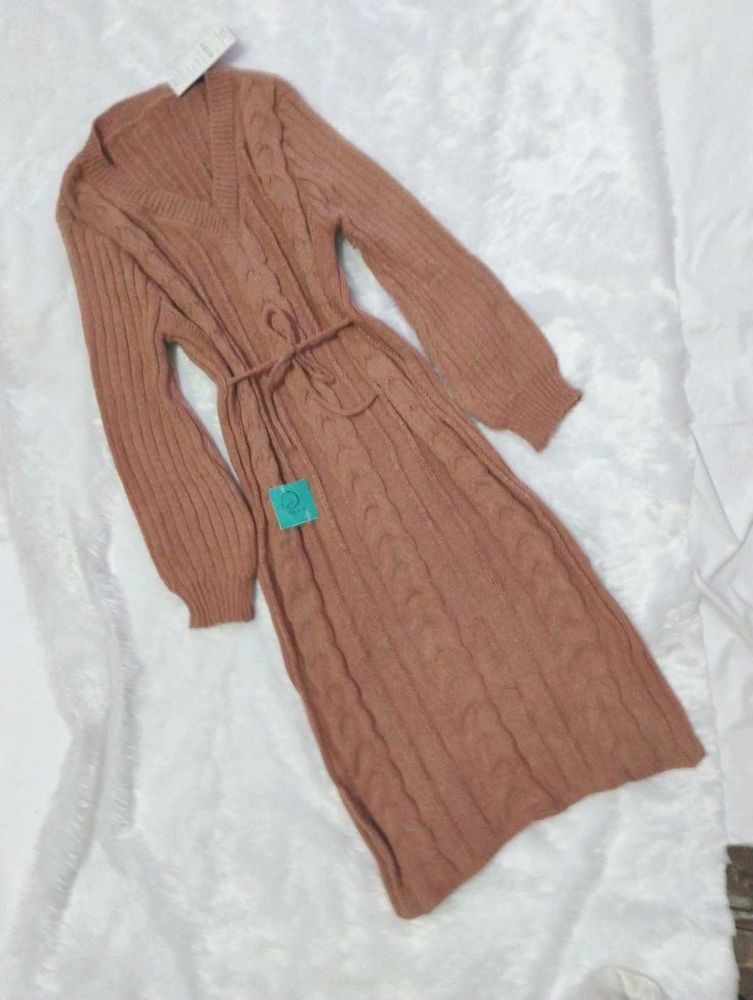 💗Brown Knit Midi Dress💗