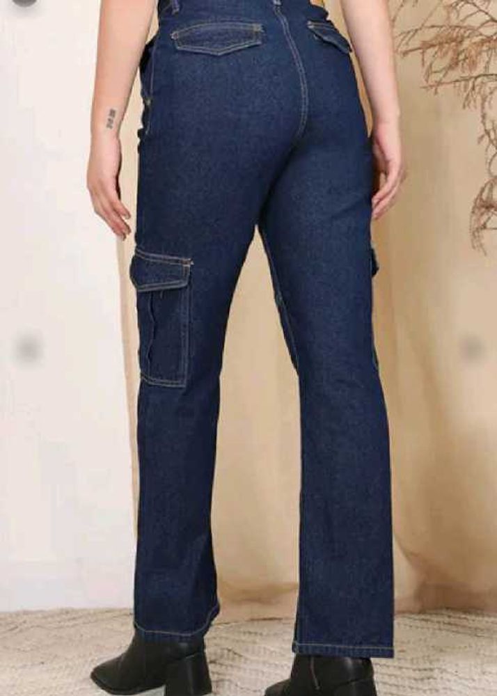 Dark Wash Denim Cargo Pants 100% new box pack