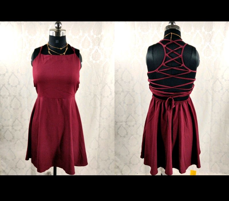 Backless Red Sexy One Piece