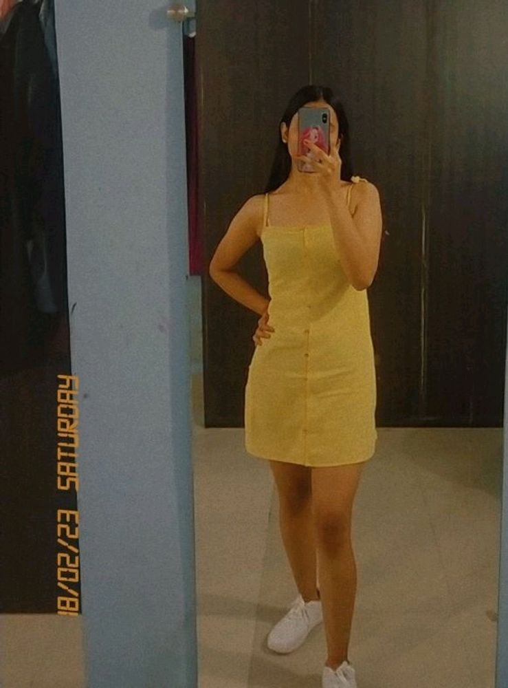 Cute Summer Yellow Dress