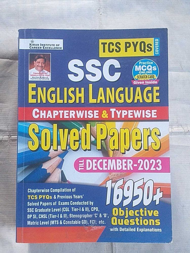 SSC English Language Solved Papers Book