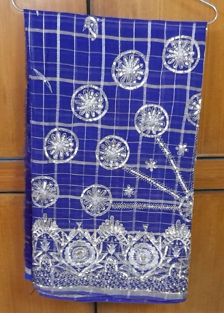 Zari Kota Doriya Aari Tari Work Sari