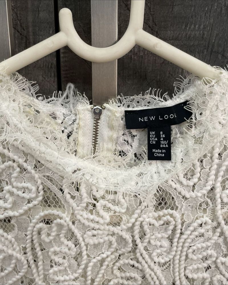 New Look White Party &amp; Casual Top