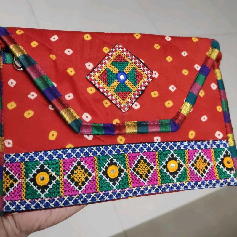 Handcrafted Embroidered Clutch