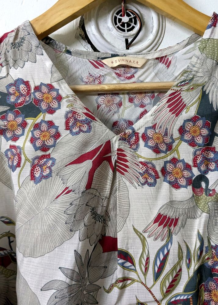 Trendy Print Branded Top For Women
