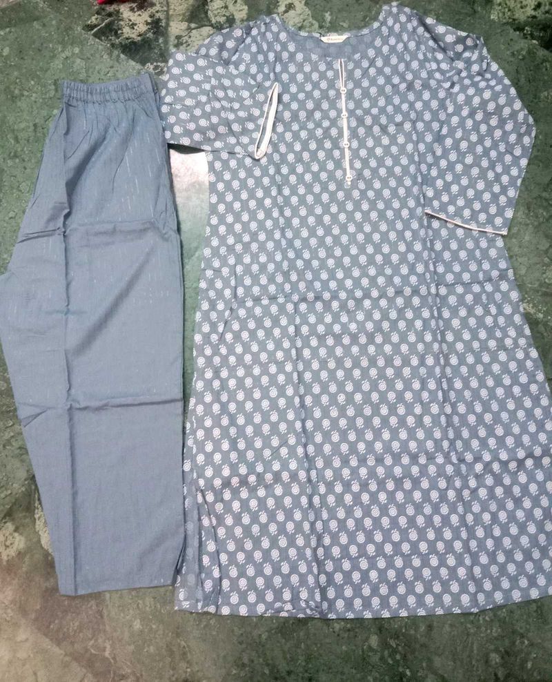 Krti Plazzo Set Grey Printed
