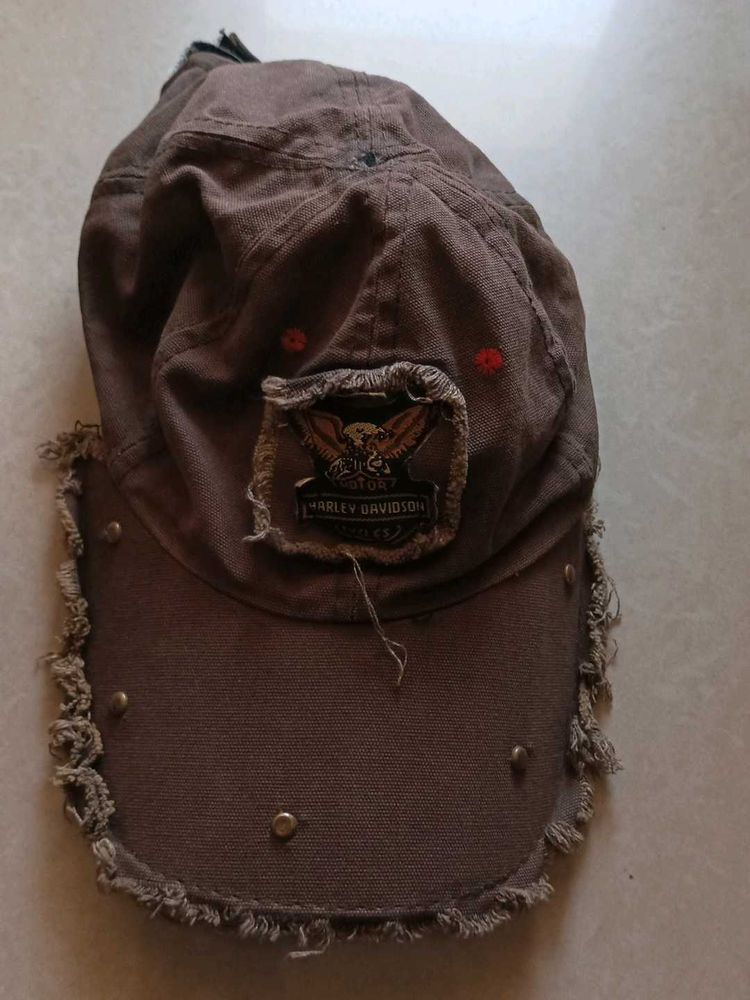 Harley Davidson Distressed Baseball Cap