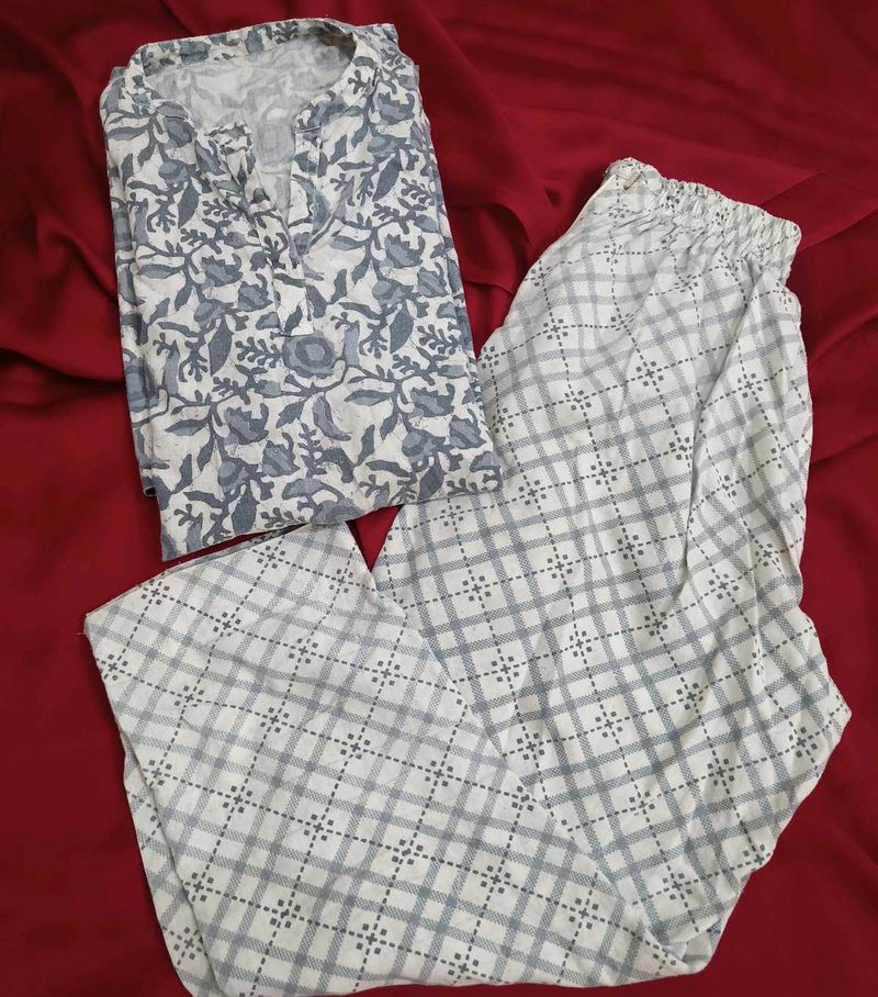 Dailywear Floral Printed Kurta Pant Set