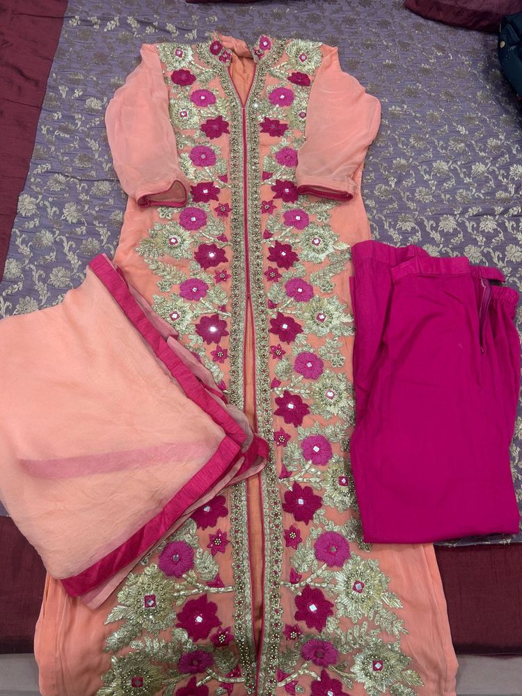 Elegant Suit with all hand work