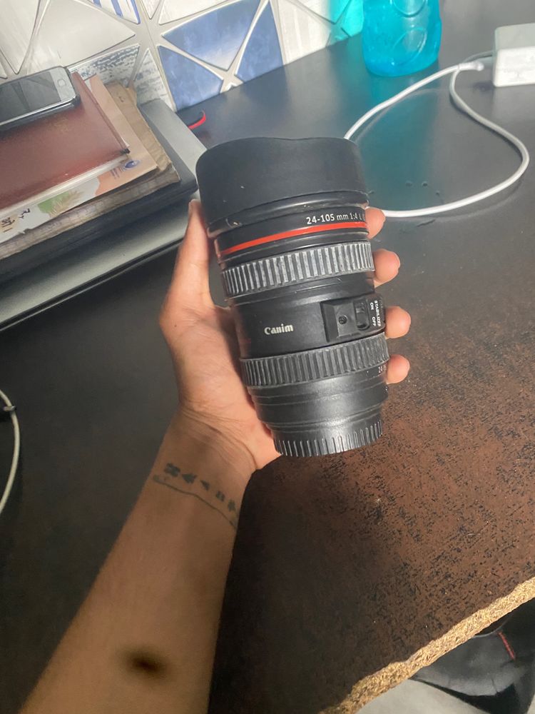 Coffee Mug In Shape Of DSLR lens. New Condition No