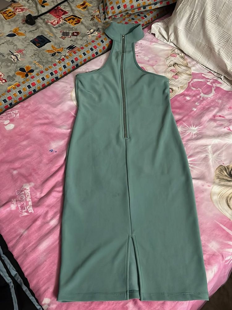 Mint Green Mini Dress