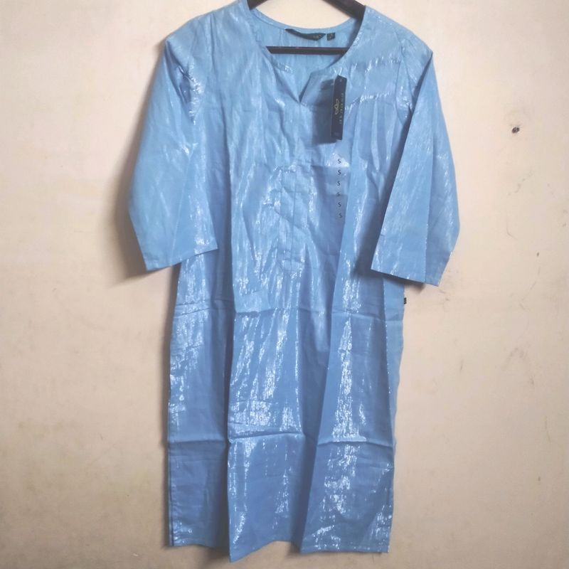 Avassa Blue Shimmer Kurta