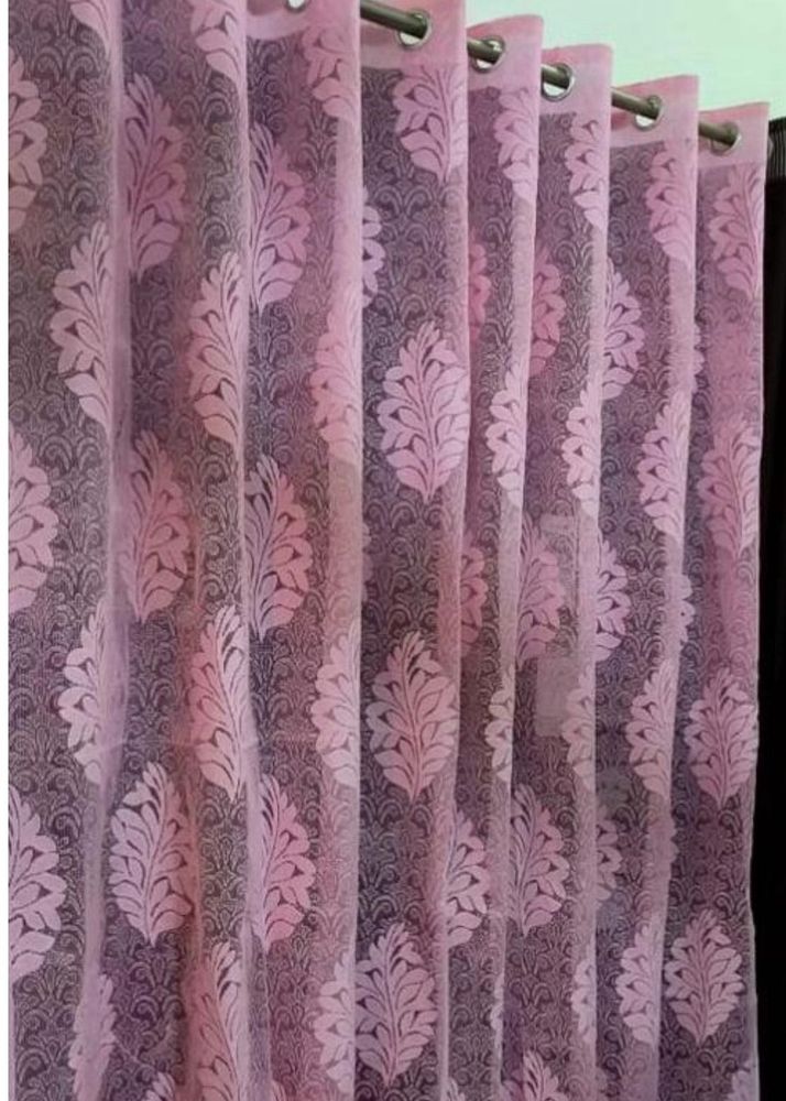 Beautiful Pink Curtains 1 Pair