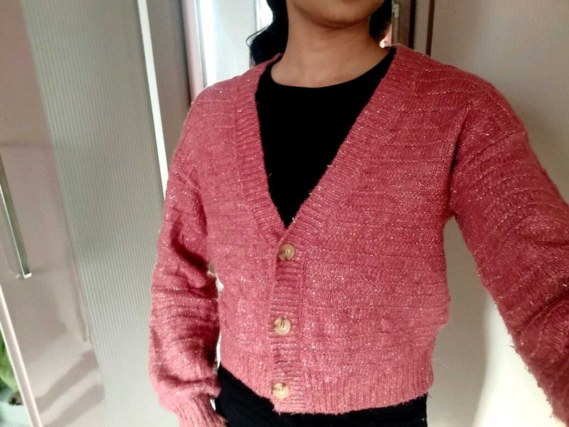 Rose Knit Cardigan