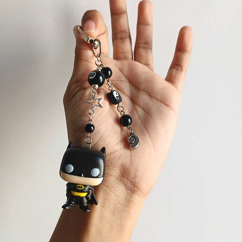 black batman keychain