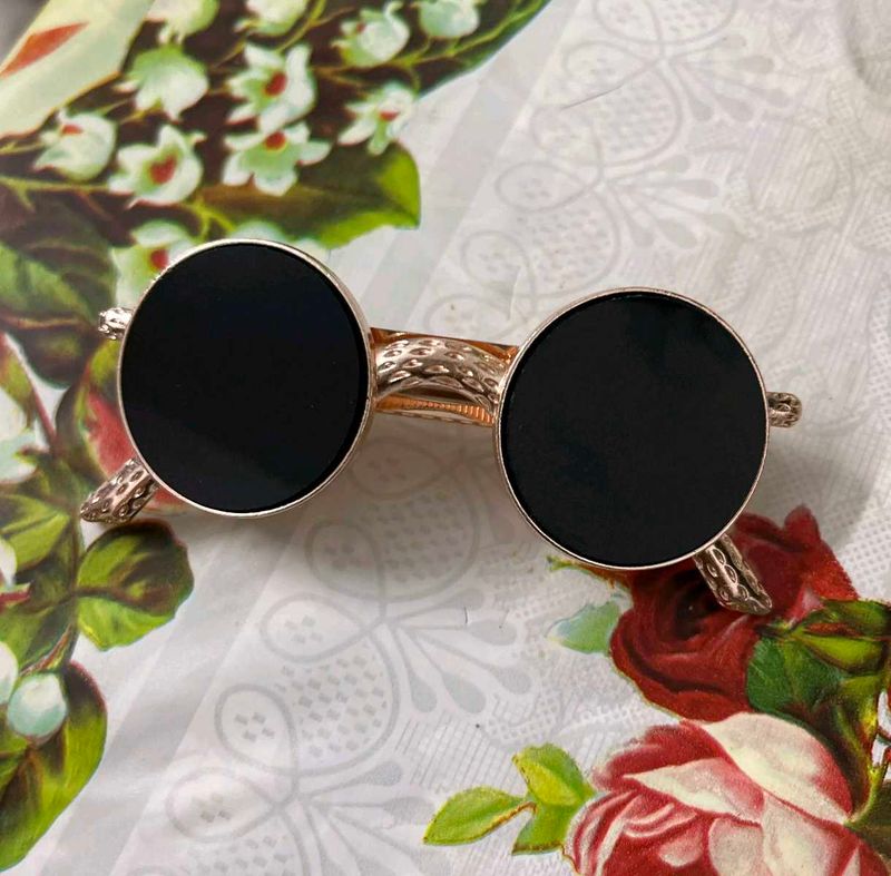 Korean Round Sunglasses hair clip