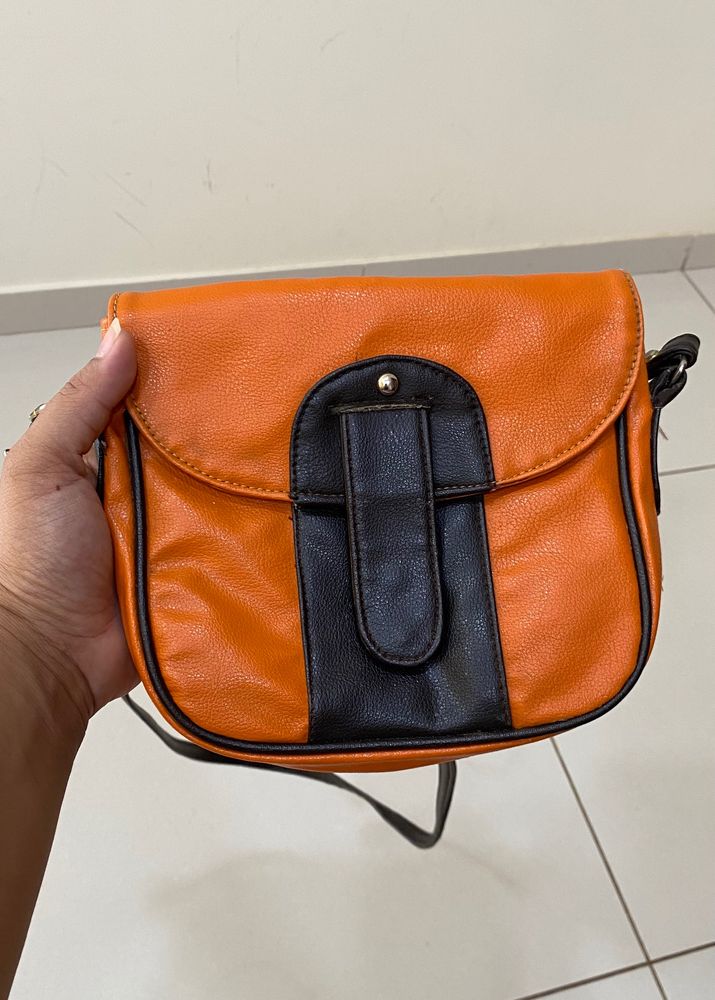 Orange Sling Bag