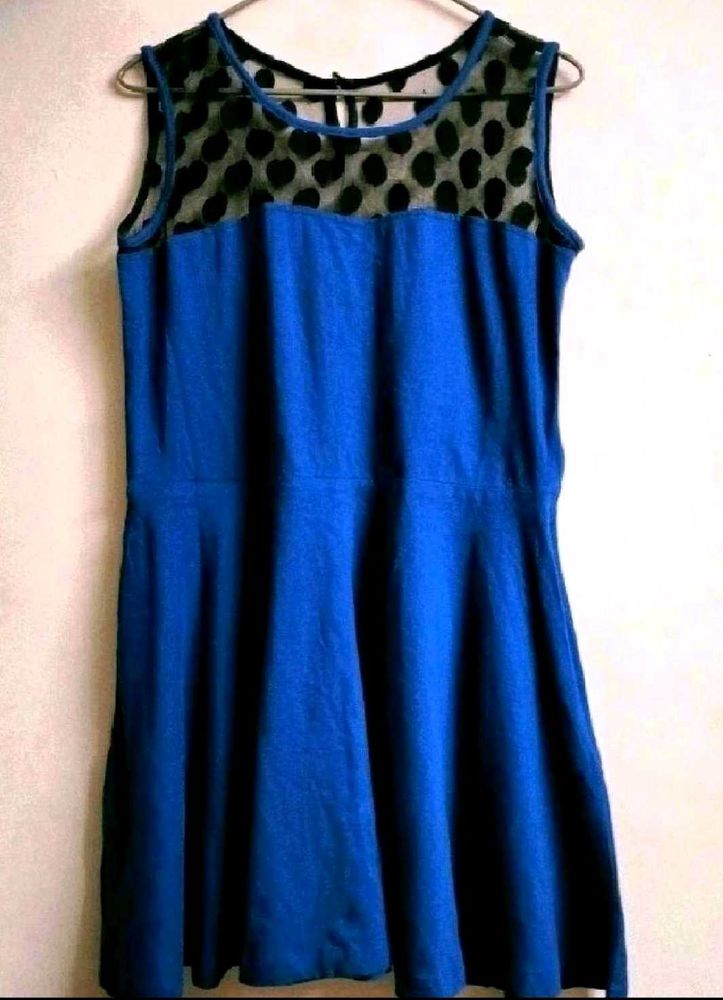 Blue Polka Dot Dress