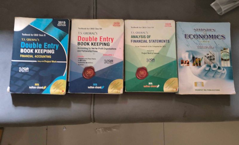 Class 11,12 Accountancy And Economics Books