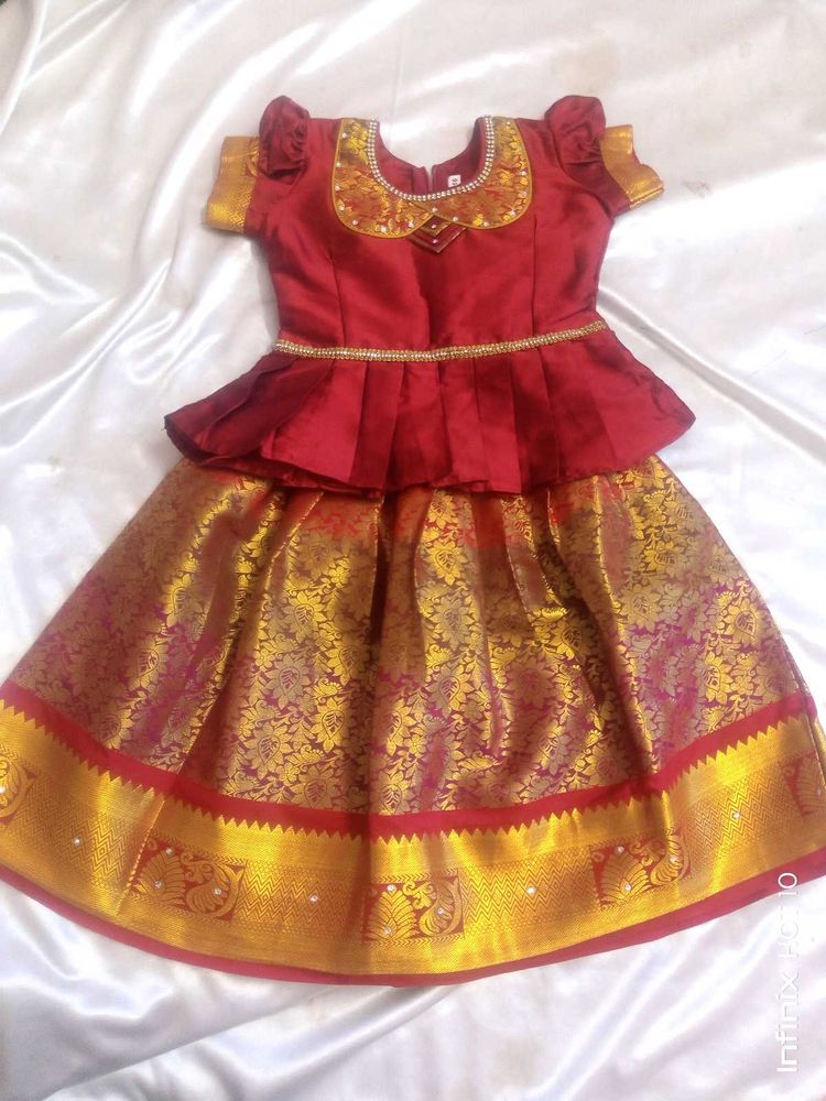 Kids Pattu Pavadai