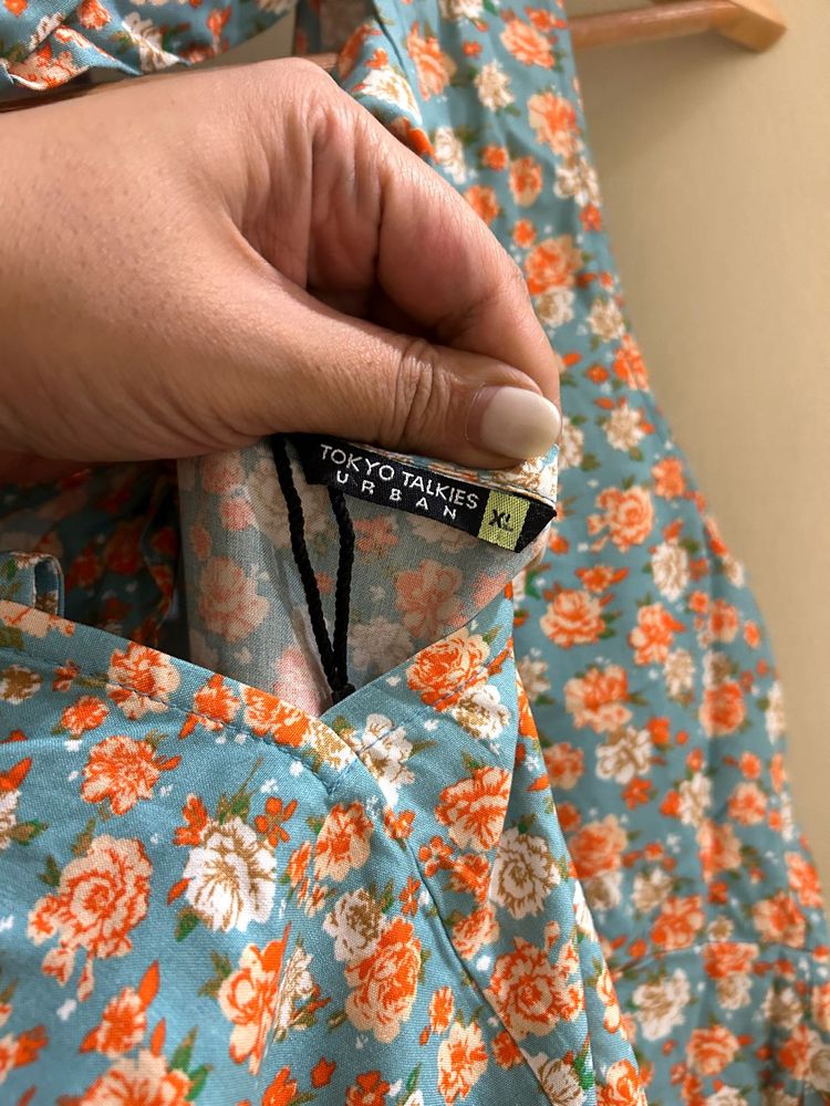 Tokyo Talkies Floral Print Dress (never worn)