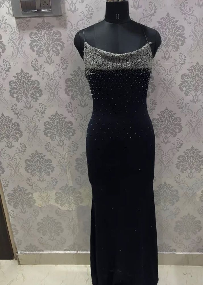 Elegant Black Maxi Dress🖤❤️🎀