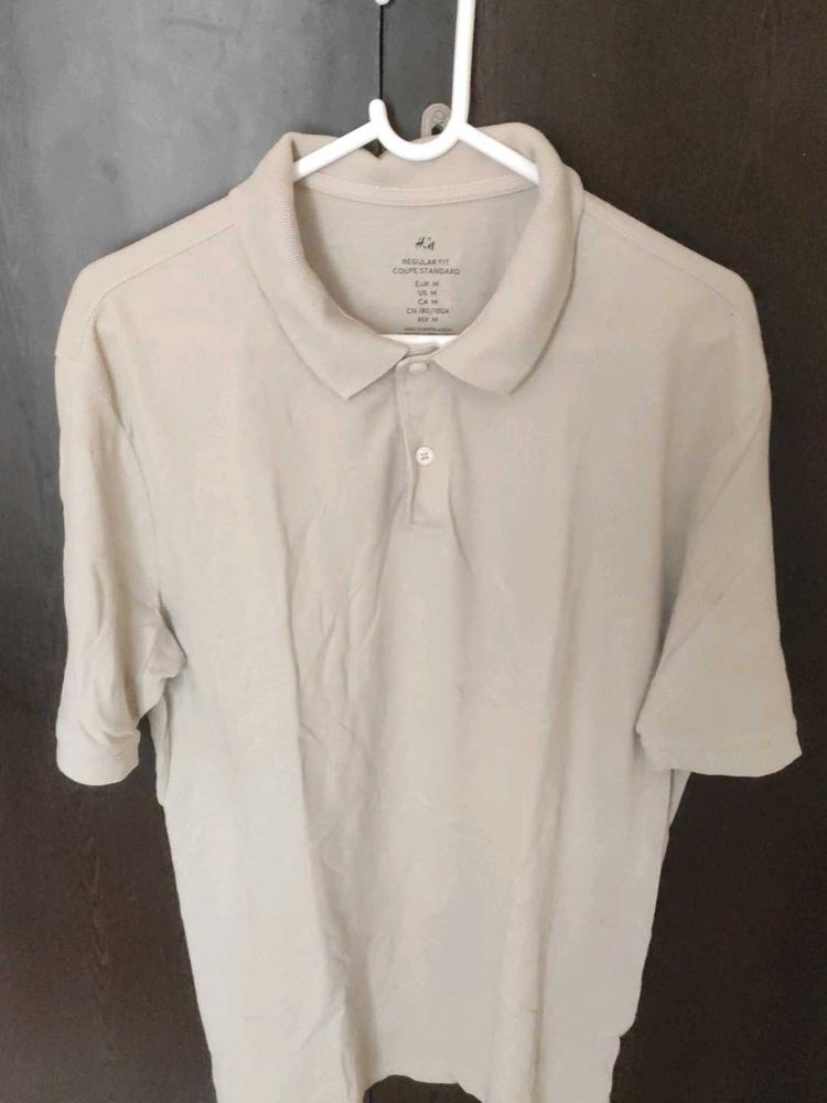 Classic Beige Polo Shirt