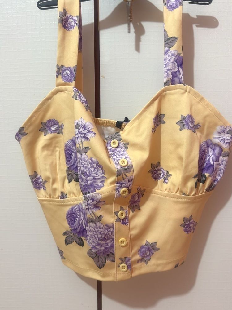 Floral Crop Top