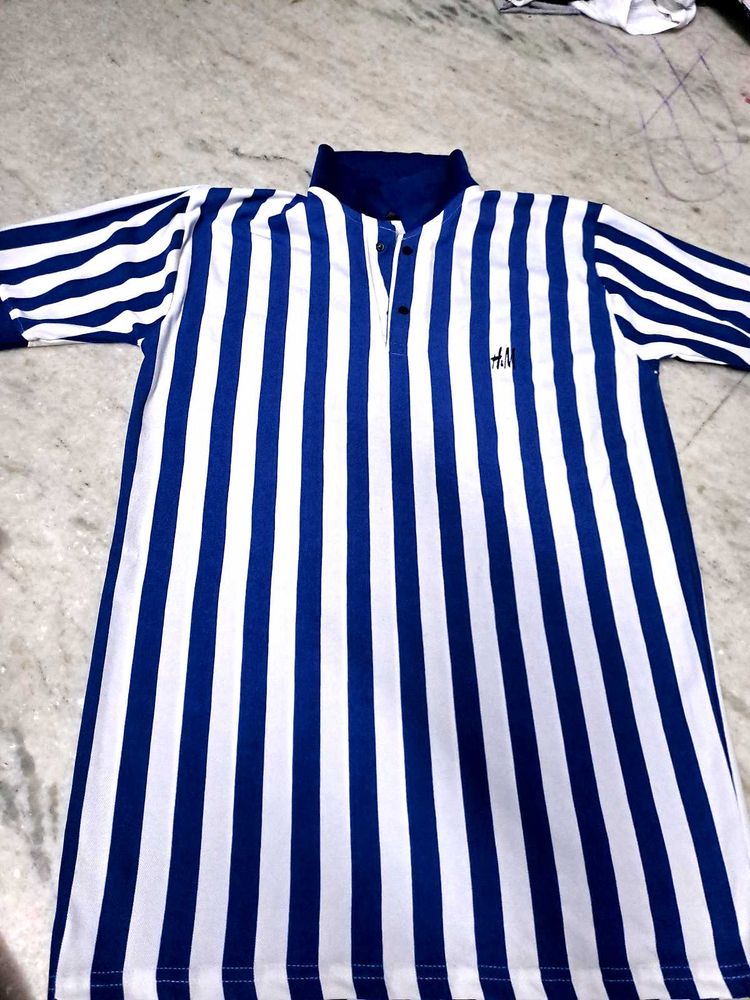 H&amp;M Striped Polo Shirt