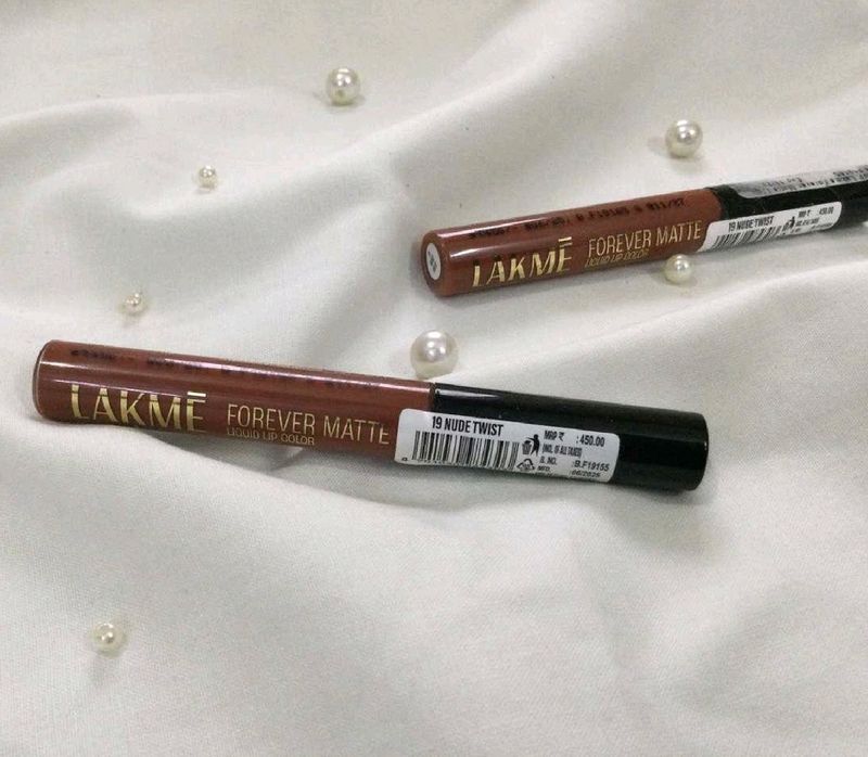 2 Pack❤️Lakme Forever Matte Lipstick 💄