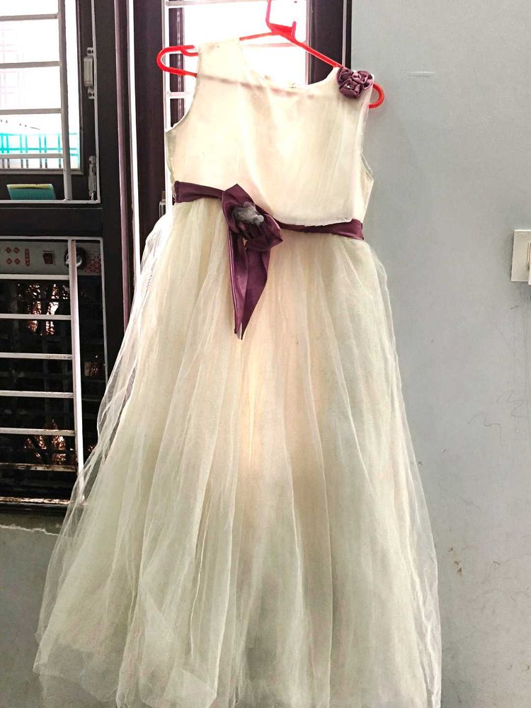 Elegant Girls Dress net  full frel gwon