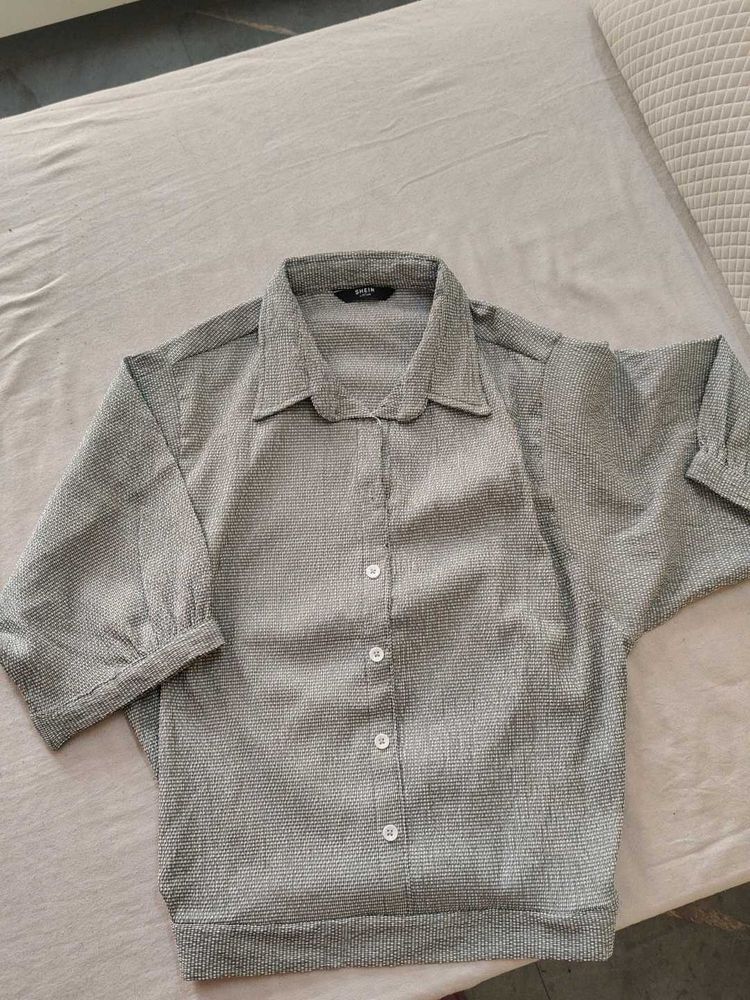 Striped Button-Down Shirt