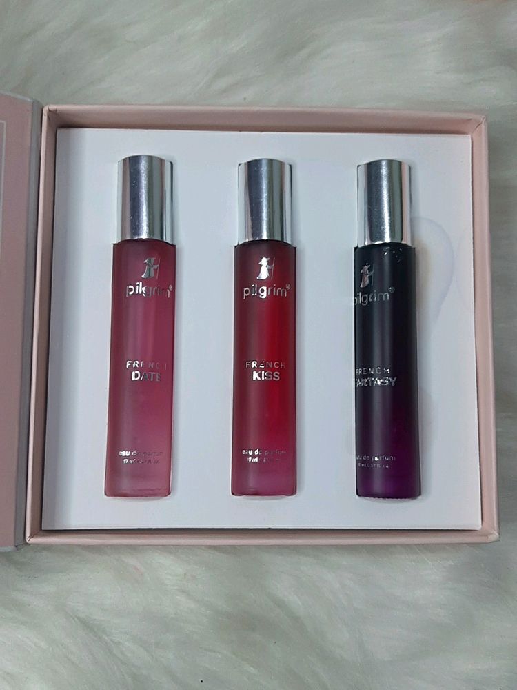 Pilgrim French Love Collection Perfumes Set Of 3