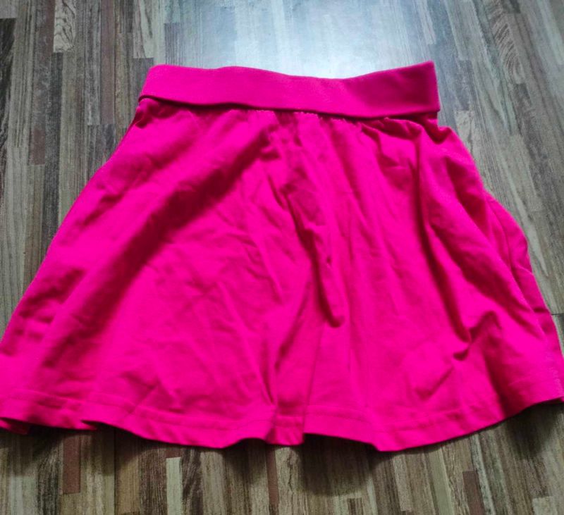 Hot pink skirt for girls