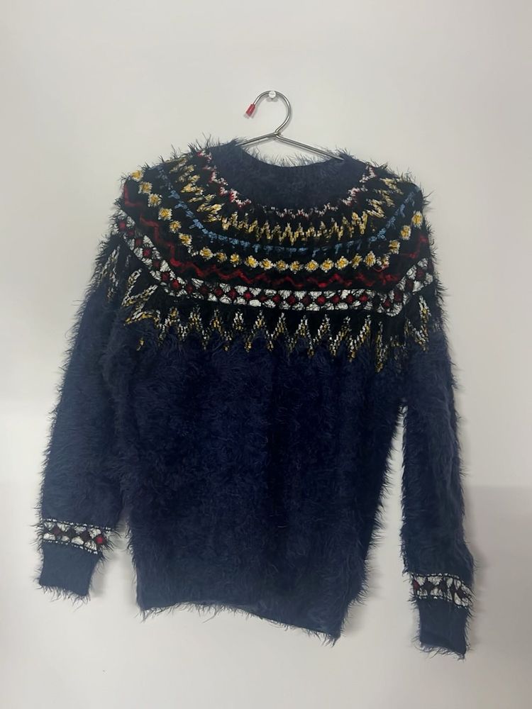 A Navy Blue Sweater