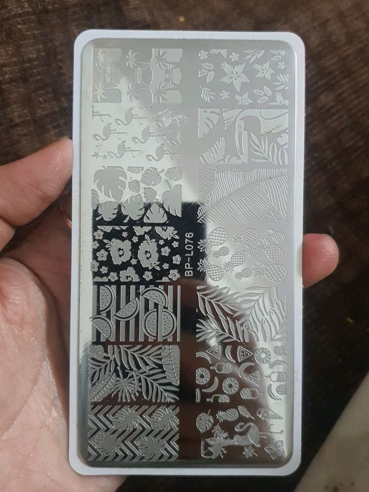 nail art plate